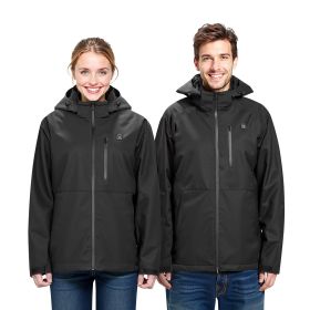 Heated Jacket for Men with 7.4V Battery, Soft Shell Electric Heating Coat