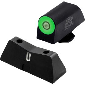 XS Sights DXT2 Pro Pistol Sight (Option: Green Glock 17,19,22-24,26,27,31-36,38,45,49)