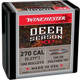 Winchester Deer Season Bullet (Option: 270 Cal 130 gr. XP 100 bx.)