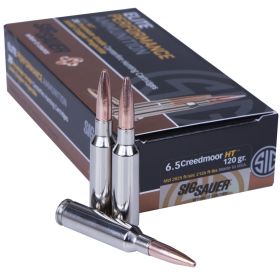 Sig Sauer Elite Hunting Rifle Ammo (Option: 6.5 Creedmoor 120 gr. HT 20 rd.)