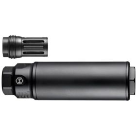 Maxim DS-K HQD Suppressor (Option: 5.56 Cal. HUB Mount w/QD A2 Flash Hider Black)