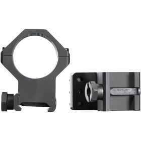 Weaver Tactical 6Hole Picatinny Ring (Option: Matte Black 30mm XHigh Clamshell Pack)