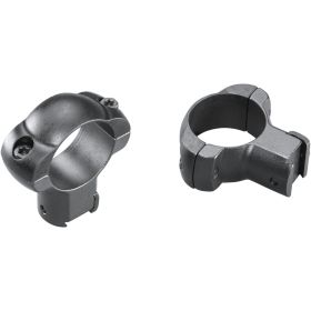 Weaver Grand Slam Rimfire Steel Rings (Option: Matte Black 1" .22 Style XHigh Clamshell Pack)