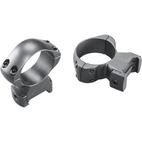 Weaver Grand Slam Steel Rings (Option: Matte Black 30mm High Clamshell Pack)