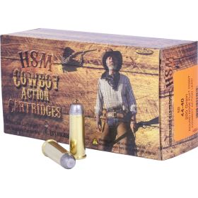 HSM Cowboy Action Rifle Ammunition (Option: 44-40 200 gr. 50 rd.)