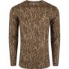Drake Ol' Tom Performance Crew Camo Print LS