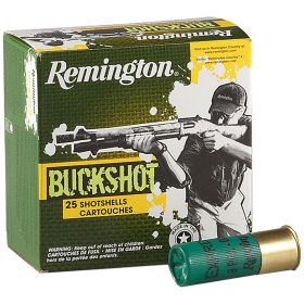 Remington Express Buckshot Loads (Option: 12 ga. 2.75 in. 00 Buck Shot 9 Pellets 25 rd.)