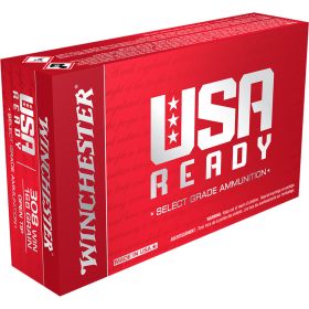Winchester USA Ready Rifle Ammo (Option: 308 Win. 168 gr. Open Tip Range 20 rd.)