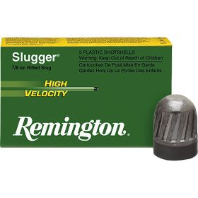 Remington Slugger High Velocity Rifled Slug Loads (Option: 12 ga. 2.75 in 7/8 oz. 5 rd.)