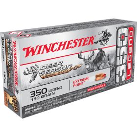 Winchester Copper Impact Rifle Ammo (Option: 350 Legend 150 gr. Copper Exteme Point 20 rd.)