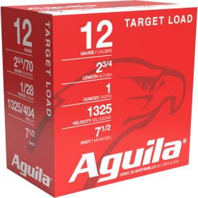 Aguila High Velocity Target Shotgun Load (Option: 12 ga. 2.75 in. 7.5 Shot 25 rd.)