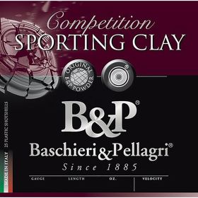 B&P Sporting Clay HV Shotgun Loads (Option: 12 ga. 2.75 in. 1 oz. 1330 FPS 7.5 Shot 25 rd.)