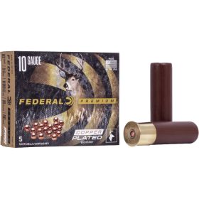 Federal Premium Vital Shok Shotgun Ammo (Option: 10 ga. 3.5 in. 18 Pellets 00 Buck 5 rd.)