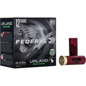 Federal Upland Steel Shotgun Ammo (Option: 12 ga. 2.75 in. 1 1/8 oz. 6 Shot 25 rd.)
