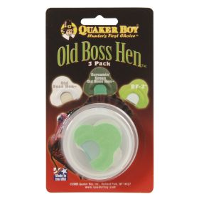 Quaker Boy Old Boss Hen Turkey Call (Option: 3 pk.)
