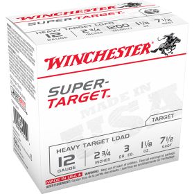 Winchester Super Target Heavy Load (Option: 12 ga 2.75 in. 1 1/8 oz. 7.5 Shot 25 rd.)
