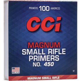 CCI Rifle Primers (Option: 450 Magnum Small 1000 ct. HAZ)