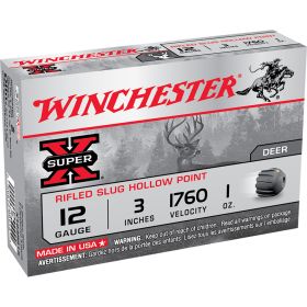 Winchester Super-X Rifled Slug HP (Option: 12 ga. 3 in. 1 oz. Slug 5 rd.)