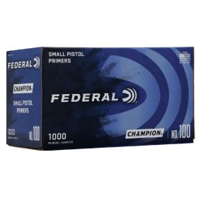Federal Pistol Primers (Option: Small 1000 ct. HAZ)