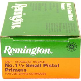 Remington Small Pistol Primers (Option: No. 1.5 1000 pk. HAZ)