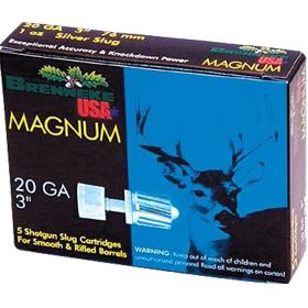 Brenneke Magnum Slugs (Option: 20 ga. 3 in. 1 oz. 5 rd.)