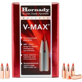 Hornady V-Max Bullets (Option: 6mm 87 gr. Polymer Tip Boat Tail 100 rd.)