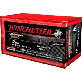 Winchester Varmint HV Rimfire Ammo (Option: 17 HMR 17 gr. V-Max 50 rd.)