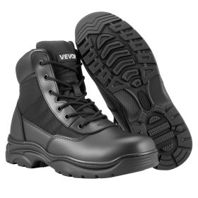 Men's Military Tactical Boots, 6 inch Combat Hiking Work Boots, Lightweight & Breathable & Sturdy Mens Motorcycle Interceptor Trooper Boot (Shoe Size: US 9, size: 6 inch)